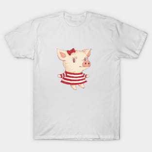 Cute Pig girl T-Shirt
